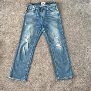 Paige Noella cropped jeans.